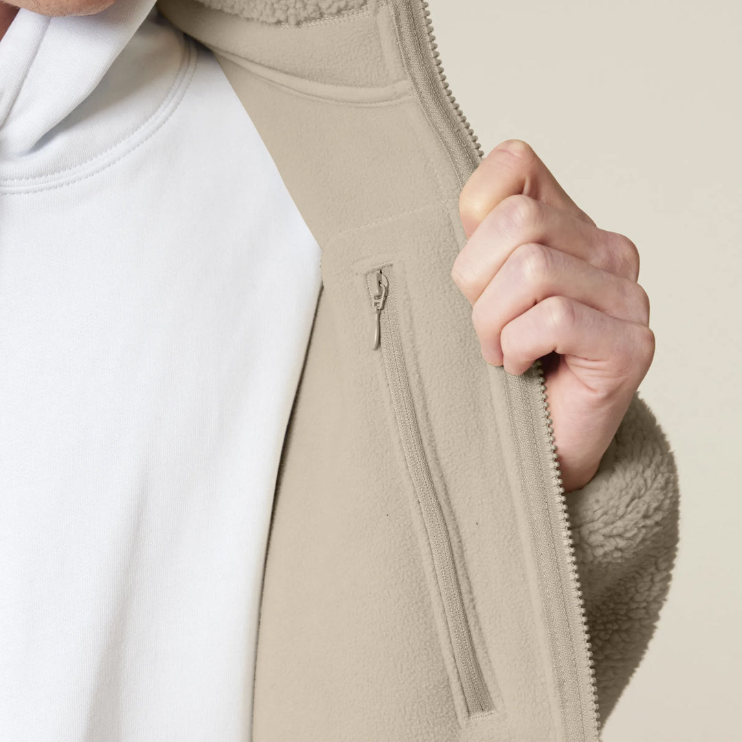 VESTE SHERPA UNISEXE CRÈME NoCase.