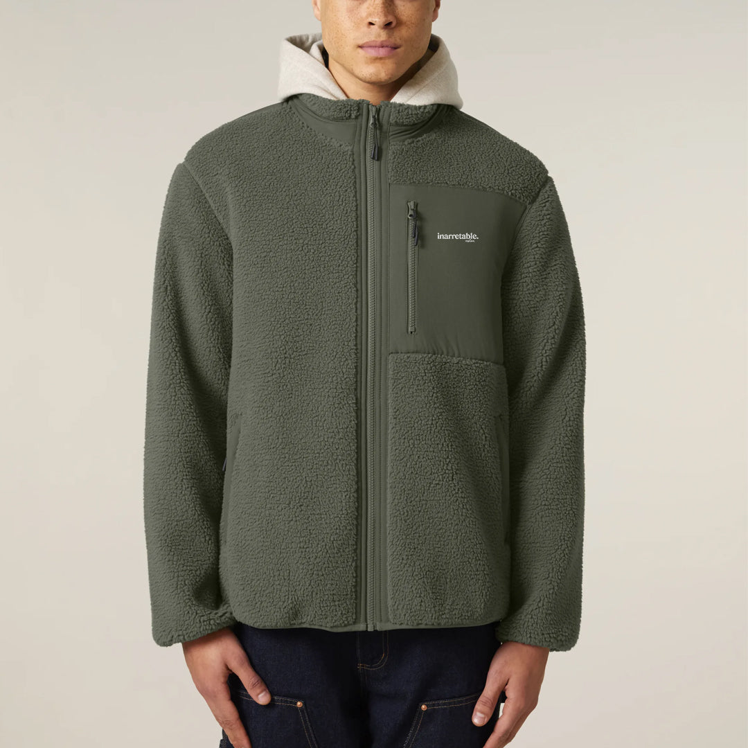 VESTE SHERPA UNISEXE KHAKI NoCase.
