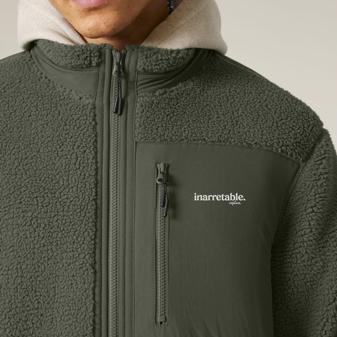 VESTE SHERPA UNISEXE KHAKI NoCase.