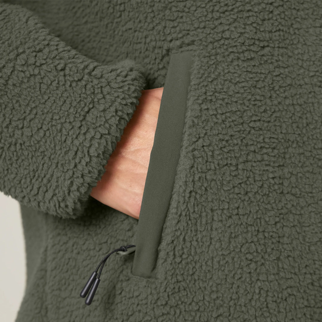 VESTE SHERPA UNISEXE KHAKI NoCase.