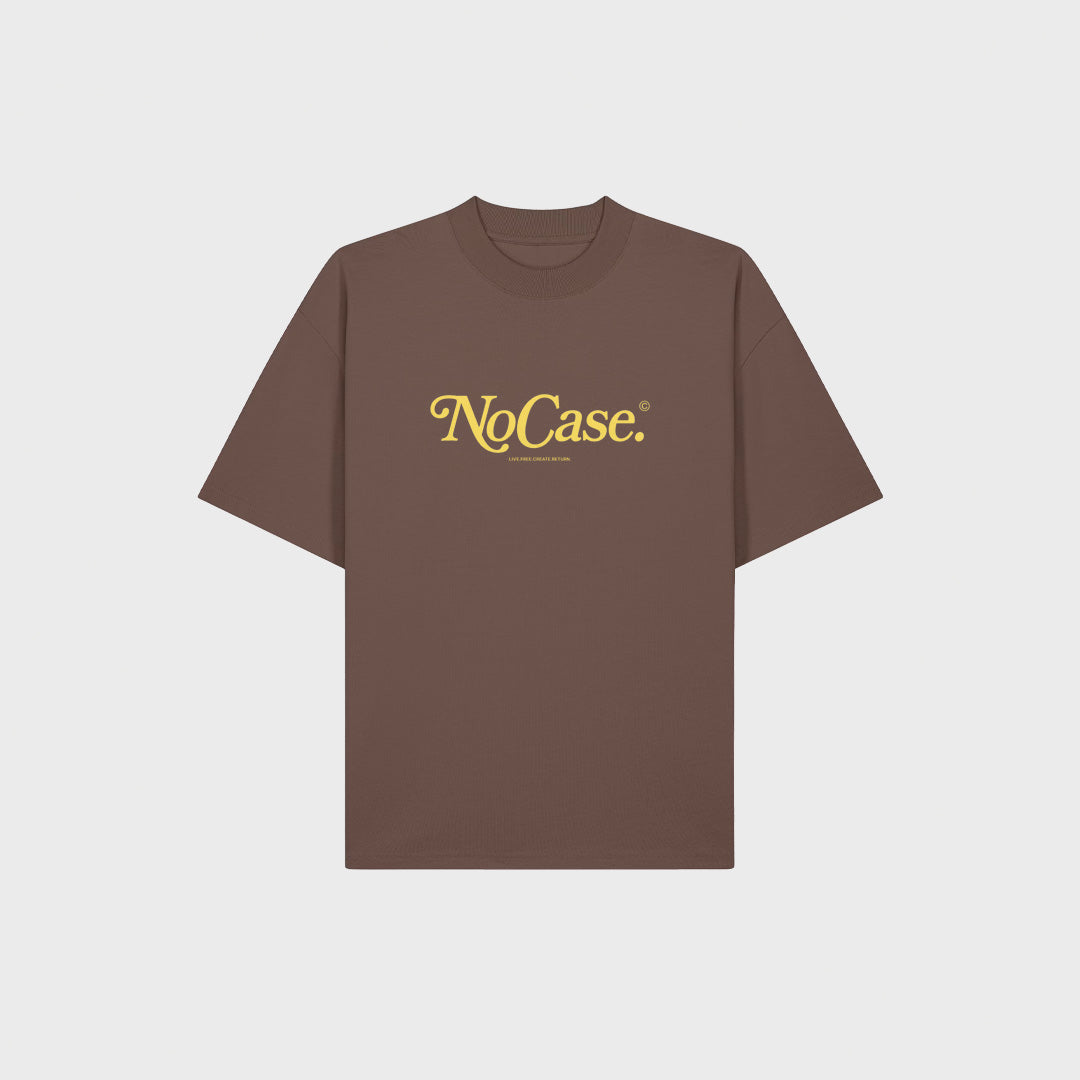 T-SHIRTS MARRON OVERSIZED nocase.