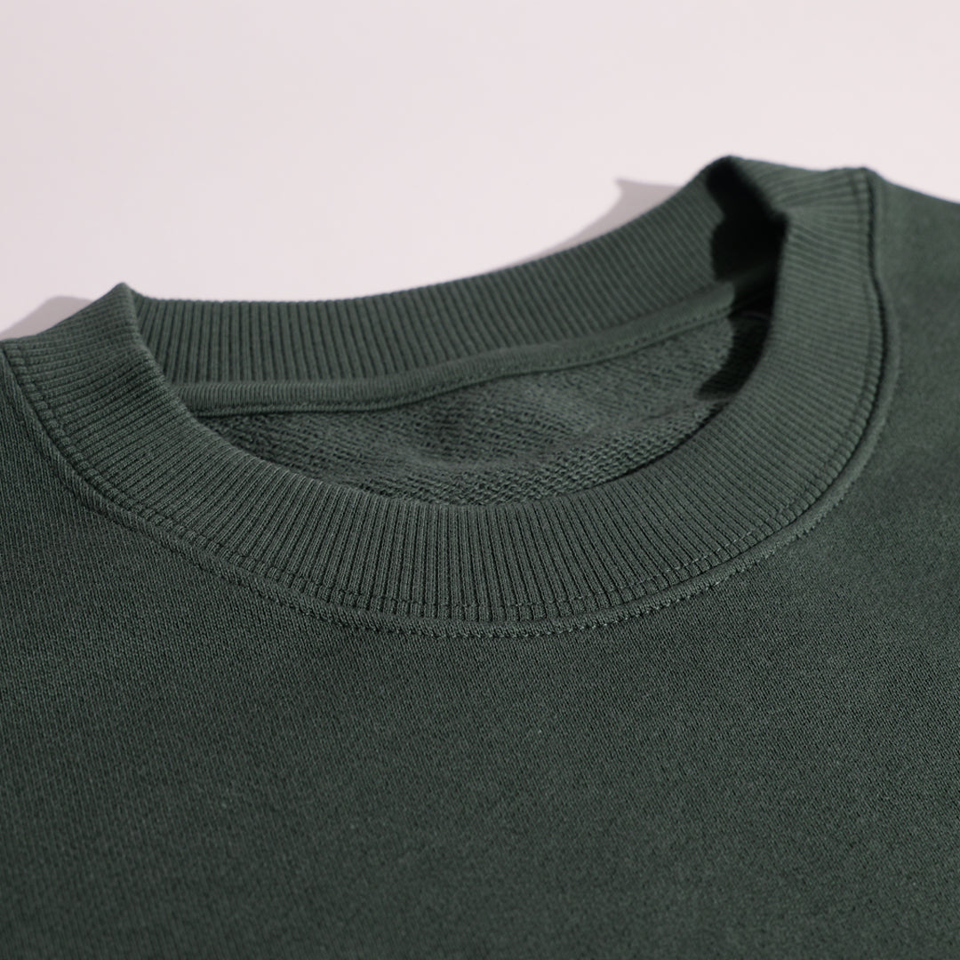 CREWNECK WILD GREEN OVERSIZED inarretable.