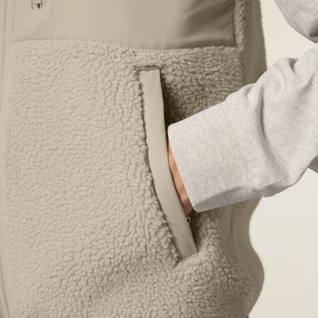 VESTE SHERPA SANS MANCHES UNISEXE CRÈME NoCase. (Copie)