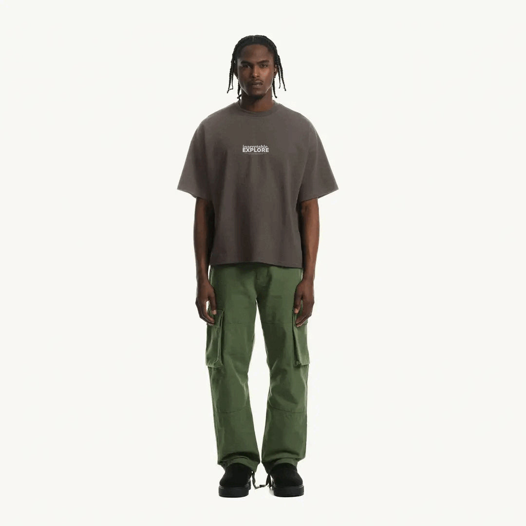 T-SHIRTS GRIS PIGMENTÉ OVERSIZED inarretable.