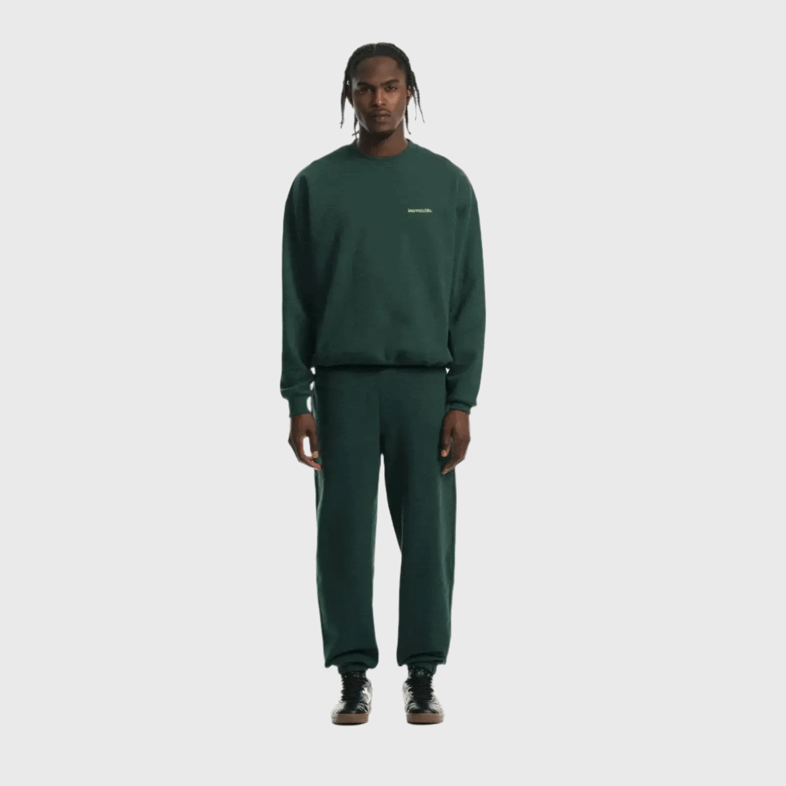 CREWNECK WILD GREEN OVERSIZED inarretable.