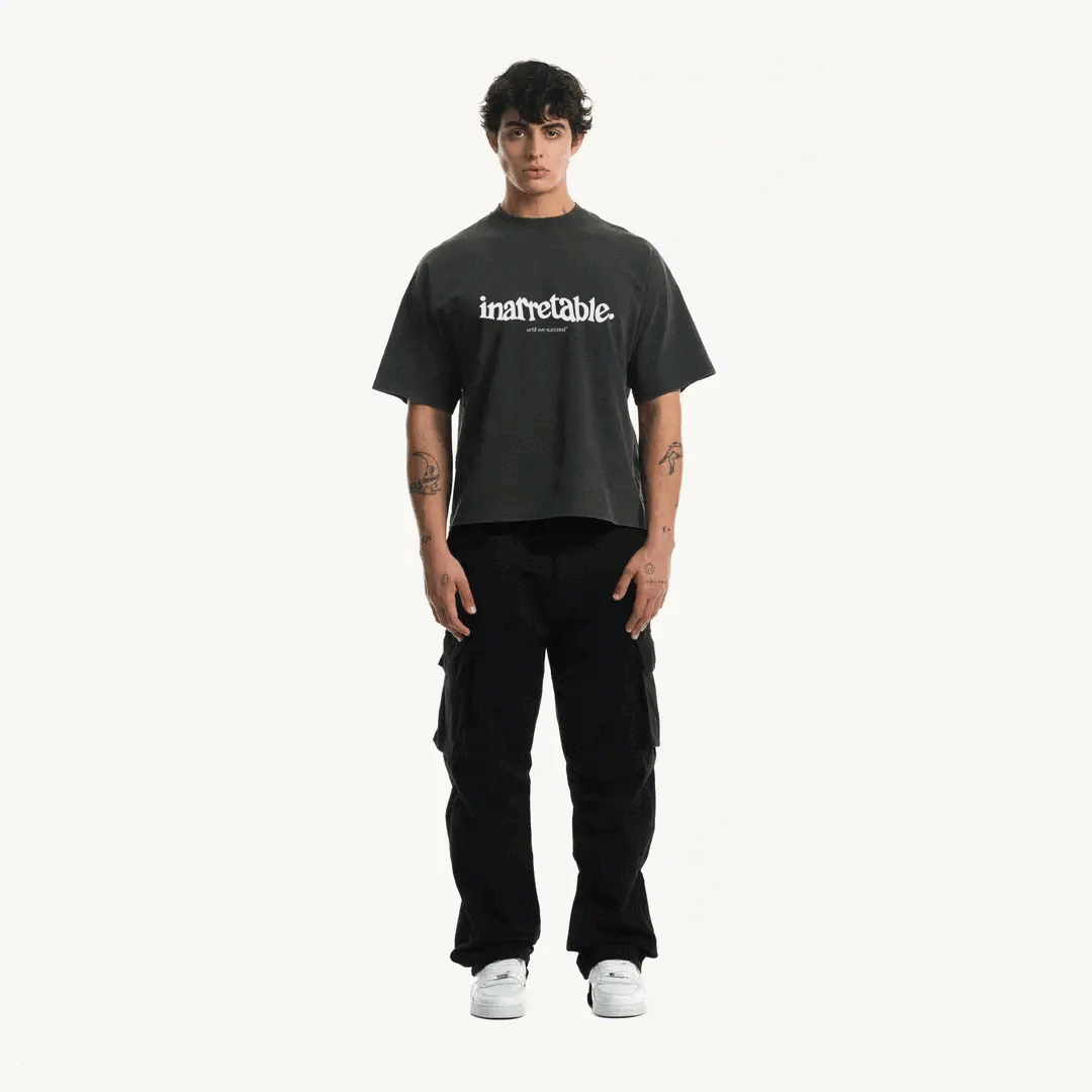 T-SHIRTS VINTAGE BLACK OVERSIZED inarretable.
