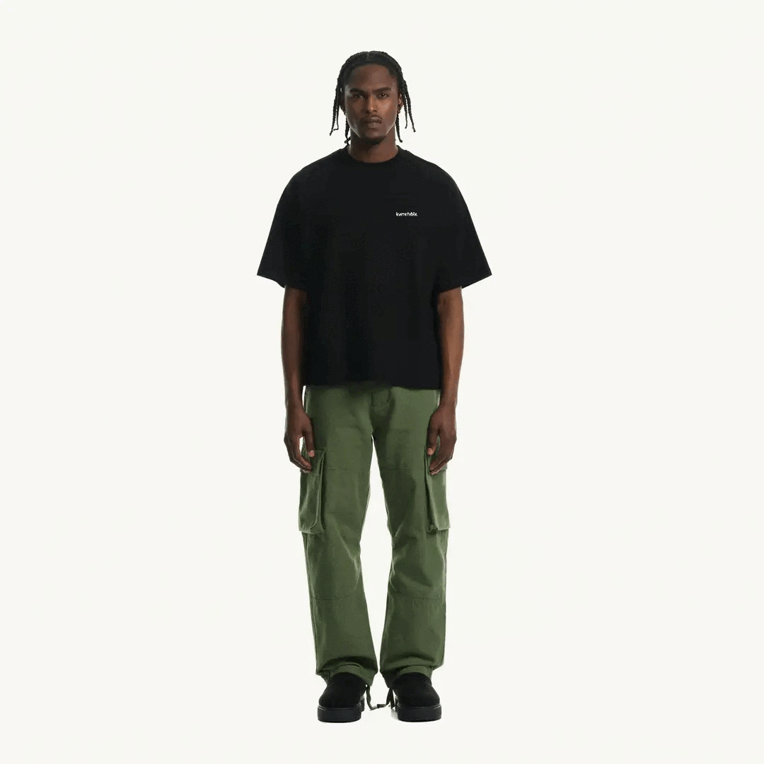T-SHIRTS NOIR OVERSIZED inarretable.