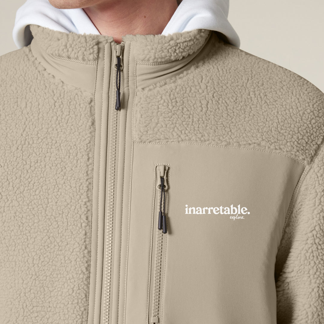 VESTE SHERPA UNISEXE CRÈME NoCase.