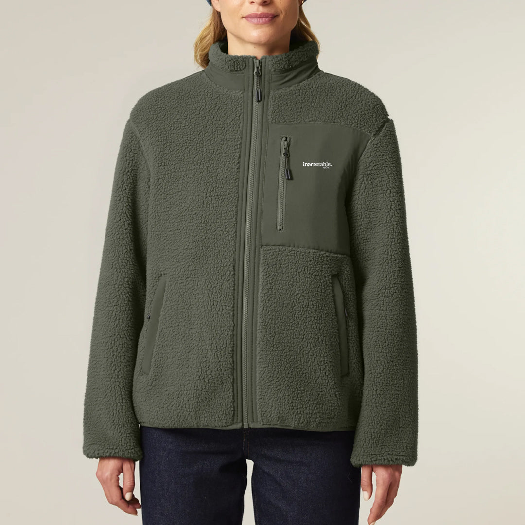 VESTE SHERPA UNISEXE KHAKI NoCase.