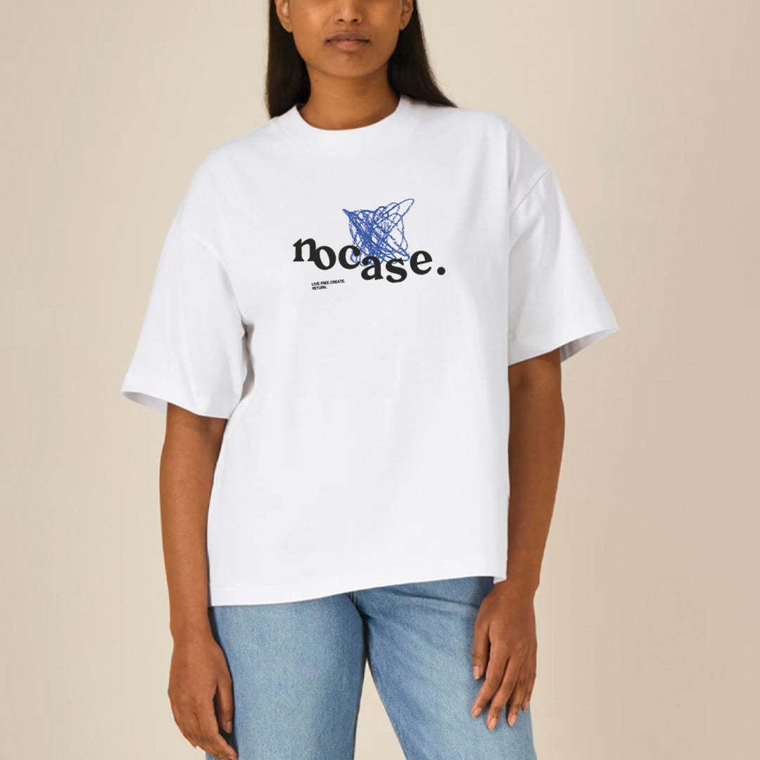 T-SHIRTS BLANC BOXY nocase.