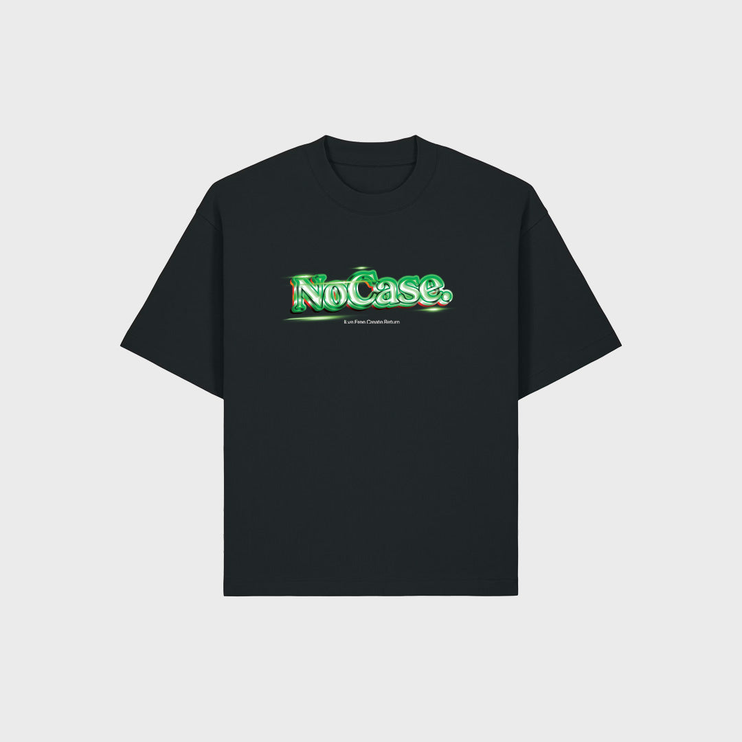 T-SHIRTS NOIR BOXY nocase.